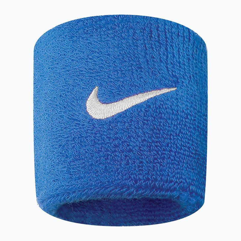 Polsini Nike Swoosh 2 pezzi blu reale/bianco