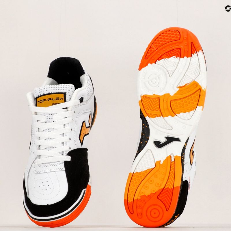 Scarpe da calcio da uomo Joma Top Flex IN bianco/nero 17