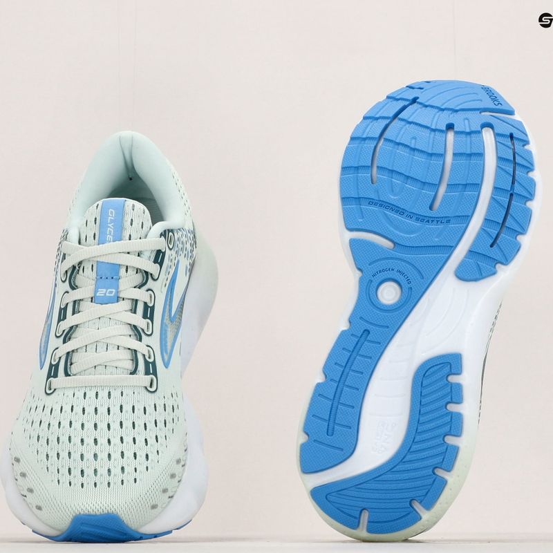 Scarpe da corsa da donna Brooks Glycerin 20 vetro blu/marino/blu-legione 16