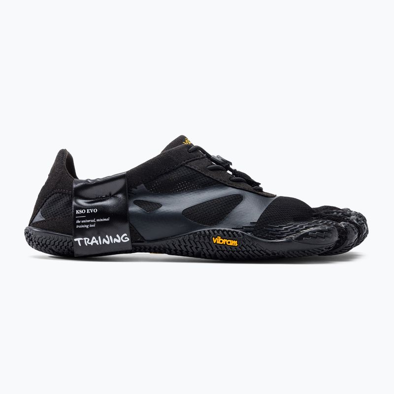 Scarpe da ginnastica da uomo Vibram FiveFingers KSO Evo nero 2