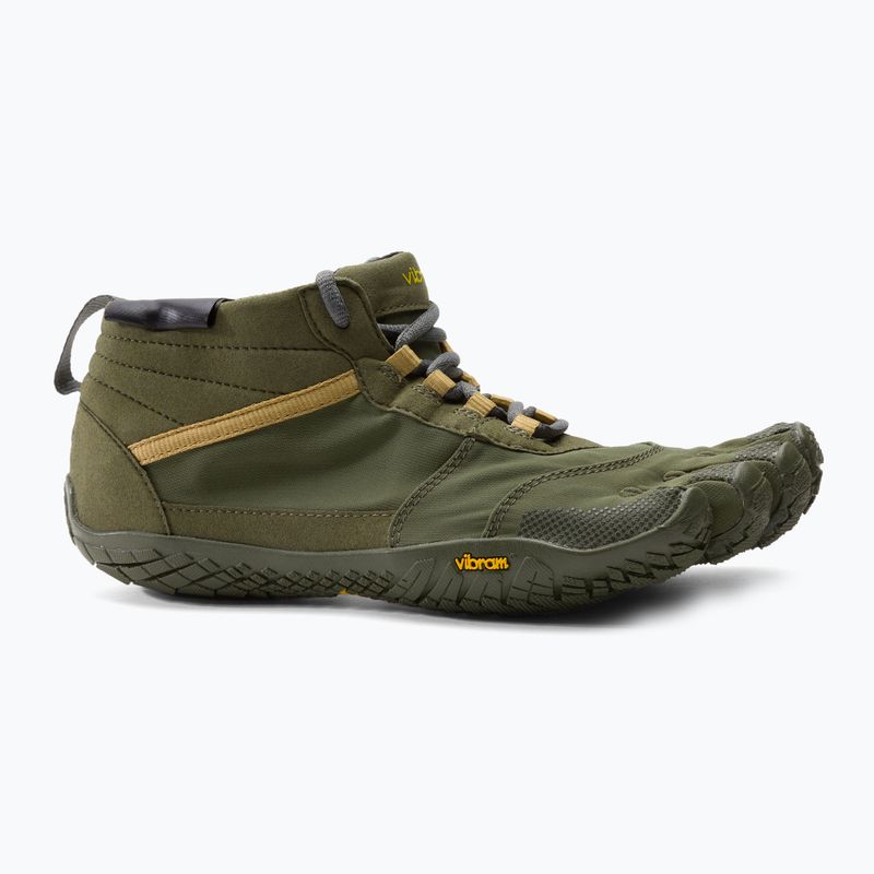 Scarponcino Vibram FiveFingers V-Trek da uomo, grigio scuro/verde militare 2