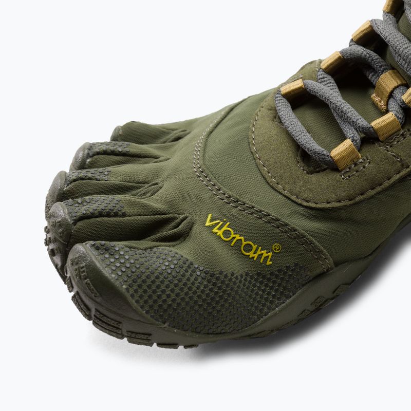 Scarponcino Vibram FiveFingers V-Trek da uomo, grigio scuro/verde militare 7