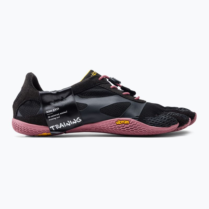 Scarpe da ginnastica da donna Vibram FiveFingers KSO Evo nero/rosa 2