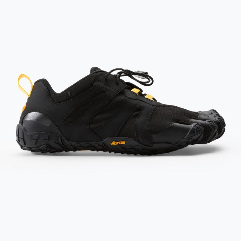 Scarpe da corsa Vibram FiveFingers V-Trail 2.0 da uomo, nero/giallo 2