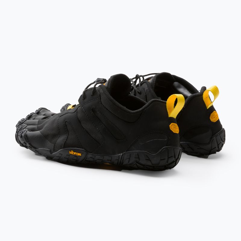 Scarpe da corsa Vibram FiveFingers V-Trail 2.0 da uomo, nero/giallo 3
