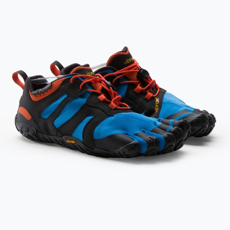 Scarpe da corsa Vibram FiveFingers V-Trail 2.0 blu/arancione per uomo 4