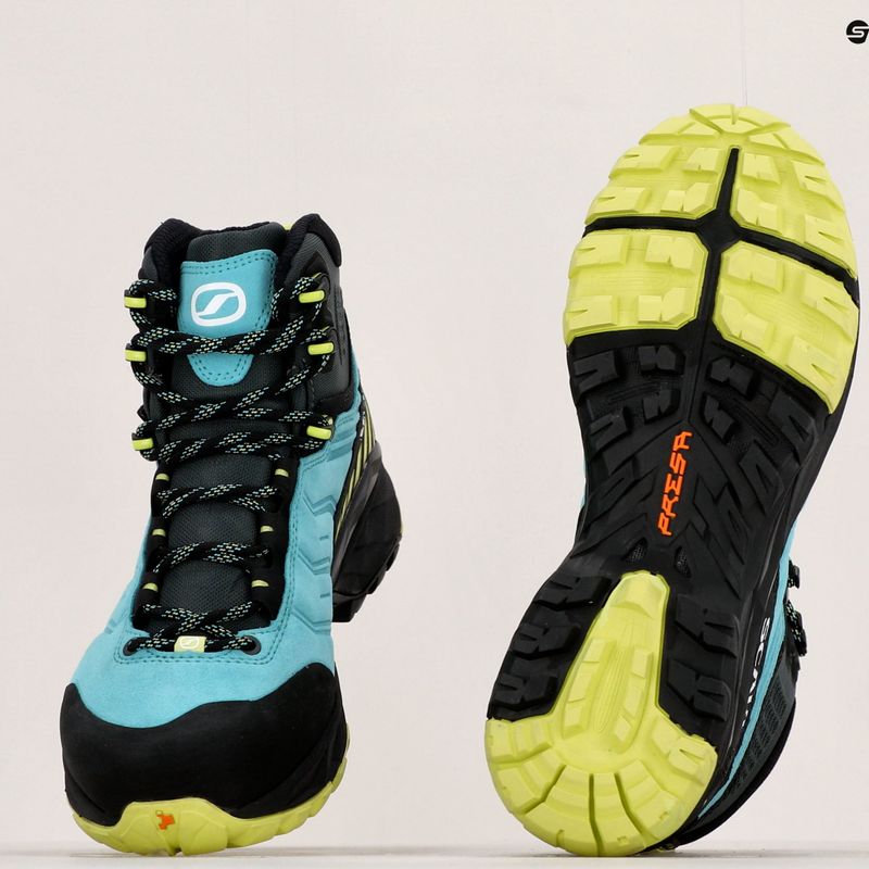 Scarponi da trekking da donna SCARPA Rush TRK GTX ceramica / lime solare 19