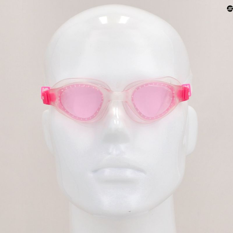 Occhialini da nuoto Arena Cruiser Evo Jr fucsia/chiaro/chiaro per bambini 9