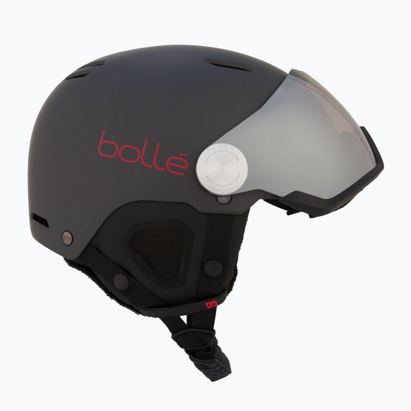 Casco da sci Bollé Might Visor titanio rosso opaco/marrone pistola 6