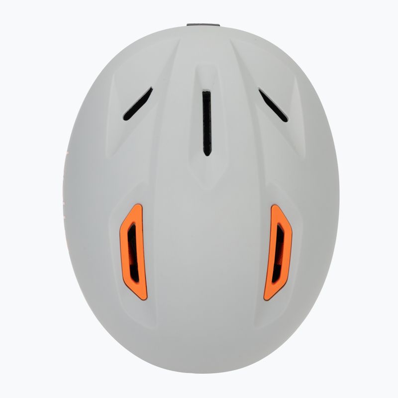 Casco da sci per bambini Bollé Atmos Youth grigio/arancio opaco 6