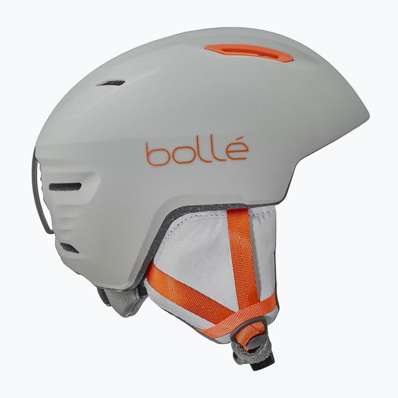 Casco da sci per bambini Bollé Atmos Youth grigio/arancio opaco 2