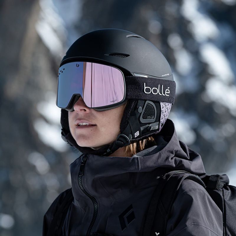 Casco da sci Bollé Juliet nero/lilla opaco 3