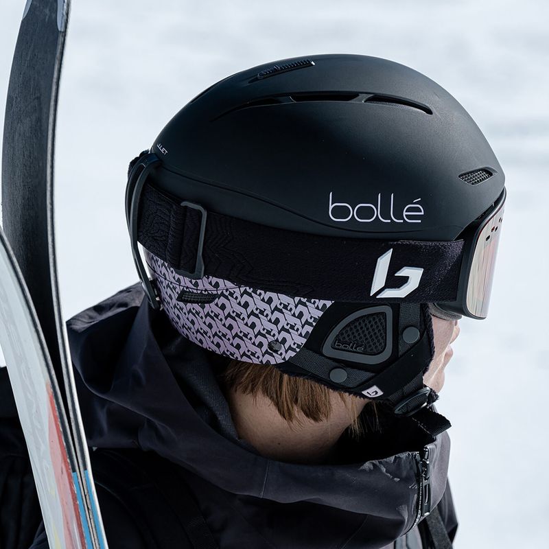 Casco da sci Bollé Juliet nero/lilla opaco 4