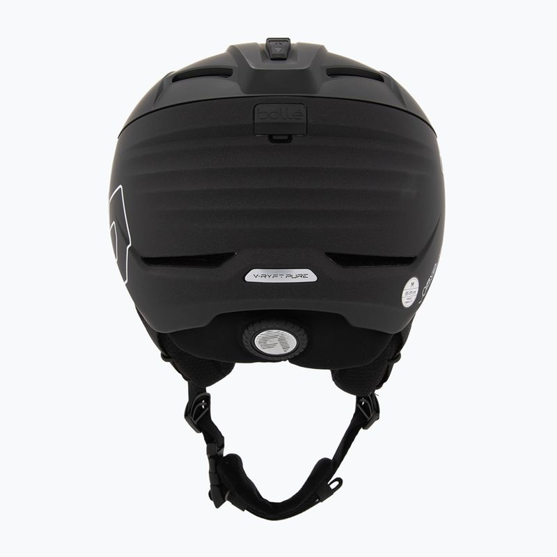 Casco da sci Bollé V-Ryft Nero puro carbone opaco/blu fotocromatico 4
