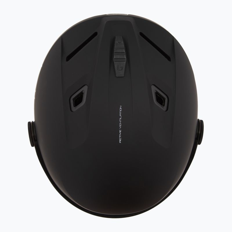 Casco da sci Bollé V-Ryft Nero puro carbone opaco/blu fotocromatico 6