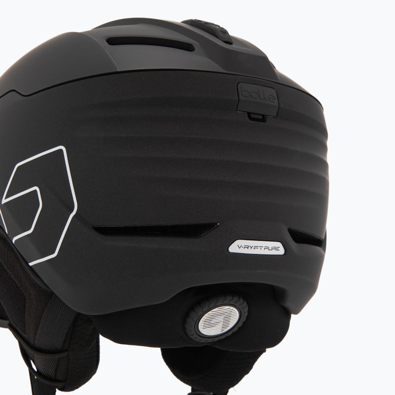 Casco da sci Bollé V-Ryft Nero puro carbone opaco/blu fotocromatico 7