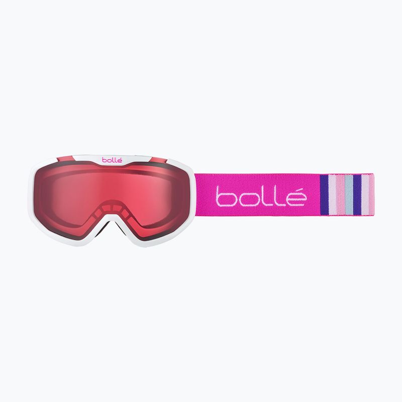 Occhiali da sci per bambini Bollé Rocket white& pink matte/ vermillon 2