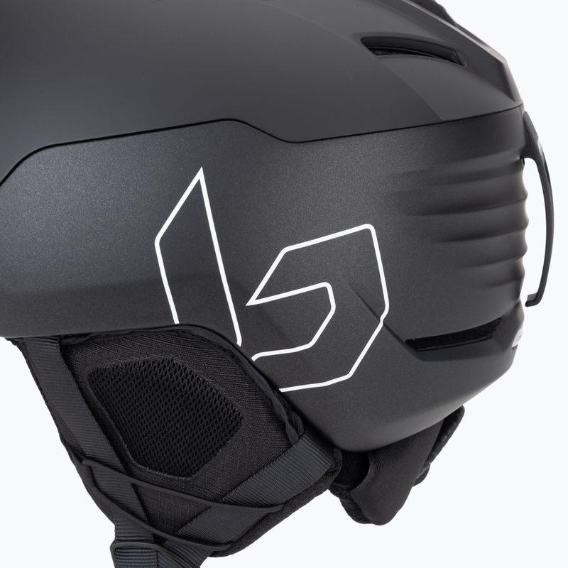 Casco da sci Bollé Ryft Pure nero carbone opaco 7