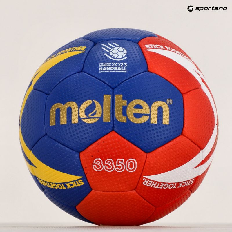 Pallamano Molten H2X3350-M3Z rosso/blu misura 2 7