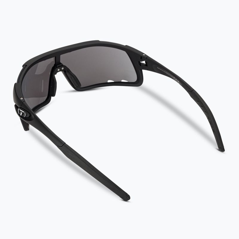 Occhiali da sole Tifosi Davos nero opaco/fumo/ac rosso/chiaro 3