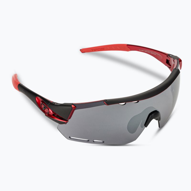 Occhiali da sole Tifosi Alliant nero rosso/fumo/ac rosso/chiaro 2