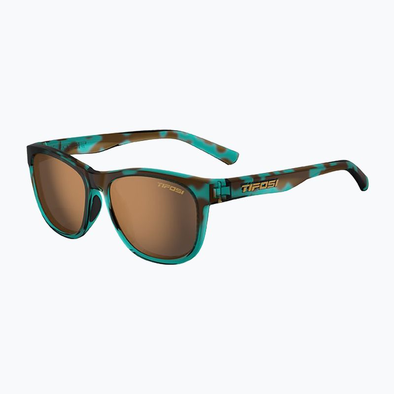 Occhiali da sole Tifosi Swank Polarized blu coriandoli/marrone 3