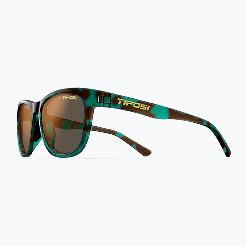 Occhiali da sole Tifosi Swank Polarized blu coriandoli/marrone 4