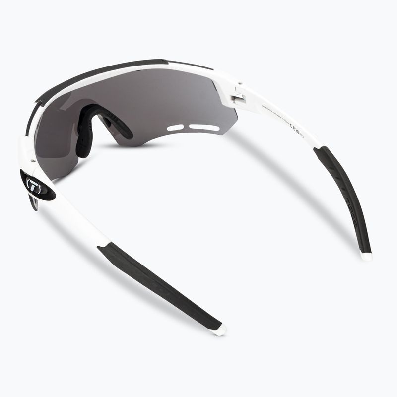 Occhiali da sole Tifosi Alliant bianco nero/fumo/ac rosso/chiaro 3