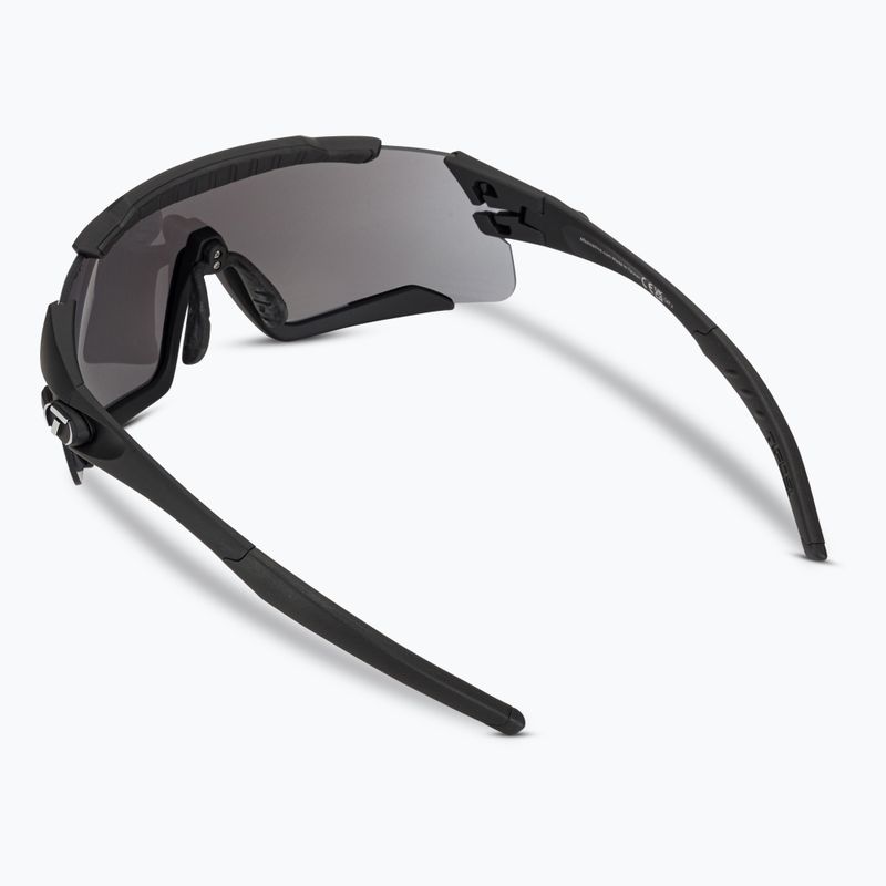 Occhiali da sole Tifosi Aethon nero opaco/fumo/ac rosso/chiaro 3