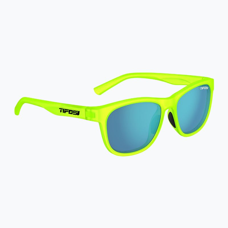 Occhiali da sole Tifosi Swank satin verde elettrico/blu fumé