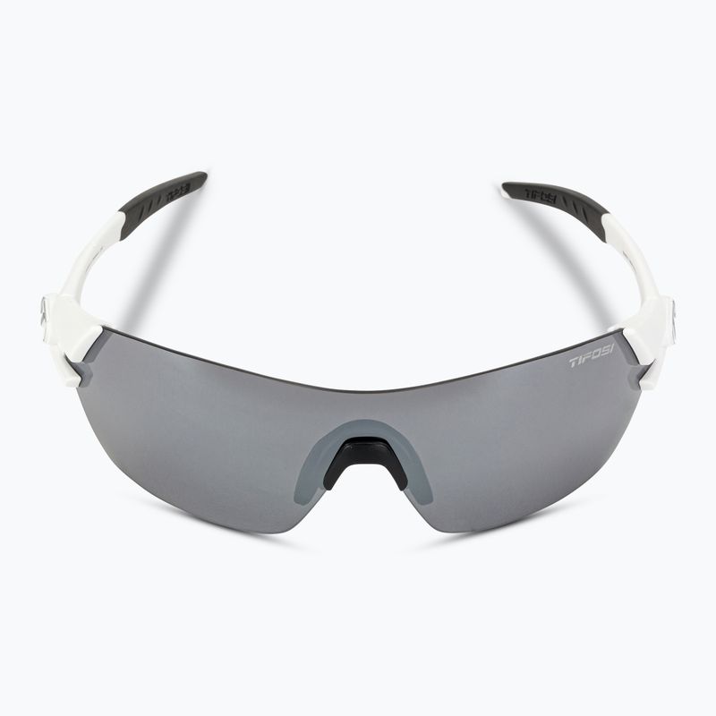Occhiali da sole Tifosi Slice matte white/smoke/ac red/clear 4