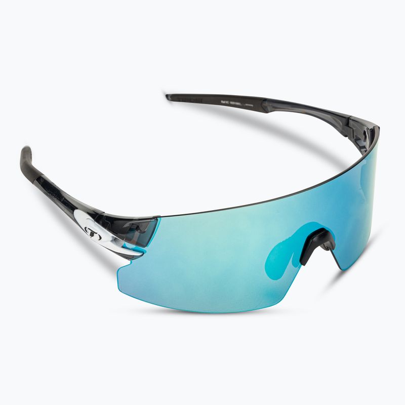 Occhiali da sole Tifosi Rail XC crystal smoke/clarion blue/ac red/clear 2