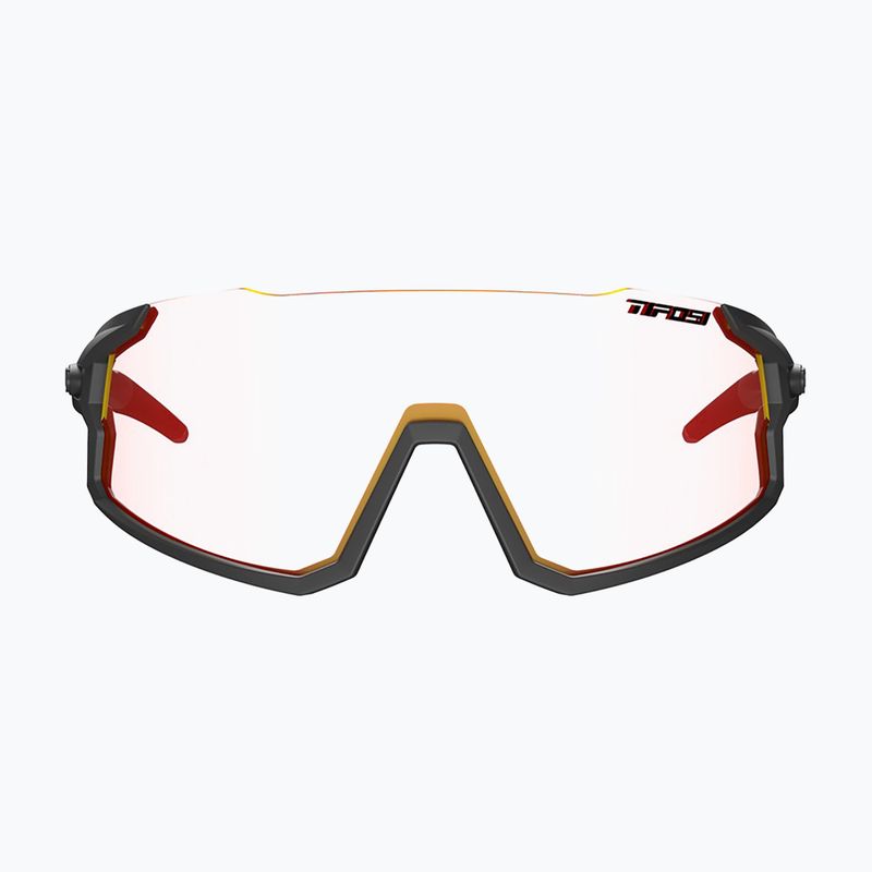 Occhiali da sole fotocromatici Tifosi Stash Clarion Fototec opaco canna di fucile/rosso Clarion 2