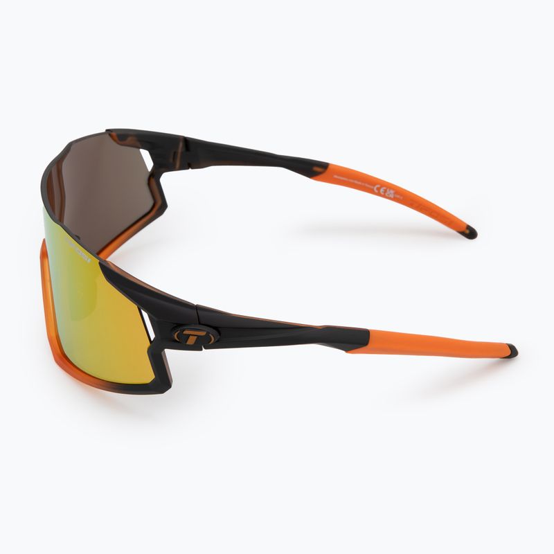 Occhiali da sole Tifosi Stash Clarion nero/arancio fade/arancio/ac rosso/chiaro 5
