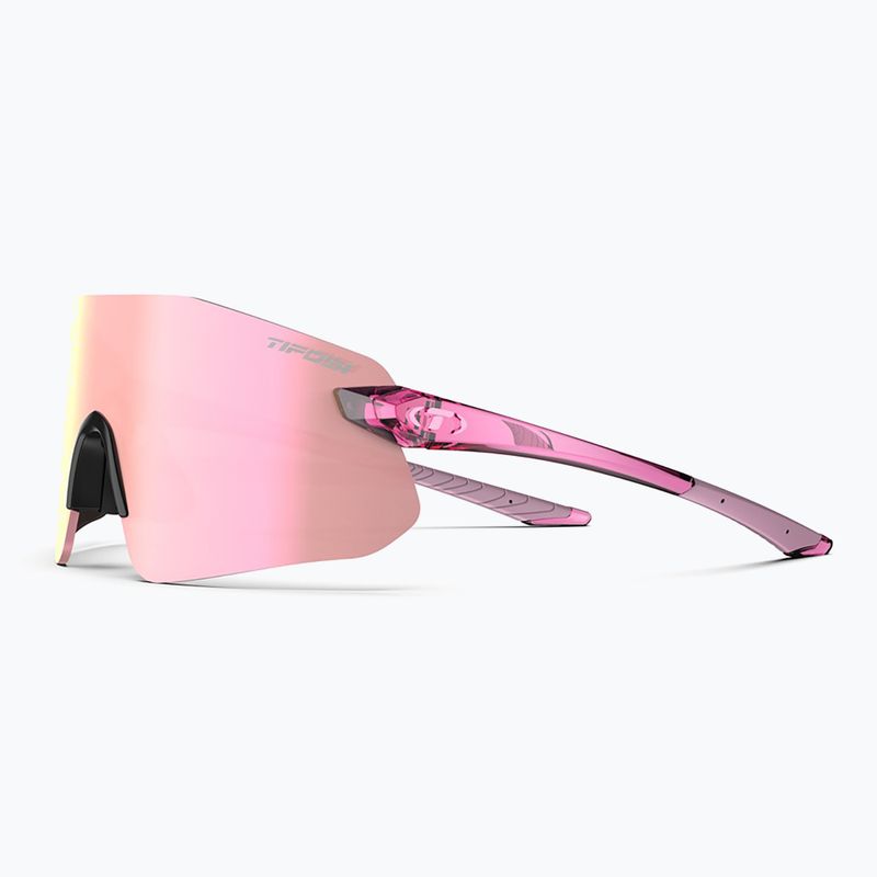 Occhiali da sole Tifosi Vogel SL gloss crystal rosa/rosa a specchio 7