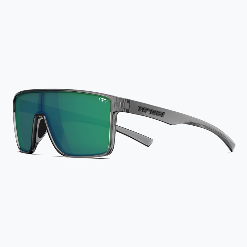 Occhiali da sole polarizzati Tifosi Sanctum Polarized crystal smoke/green mirror 3