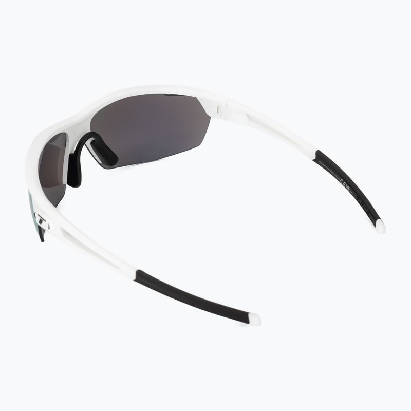 Occhiali da sole Tifosi Navar matte white/smoke bright blue mirror 2