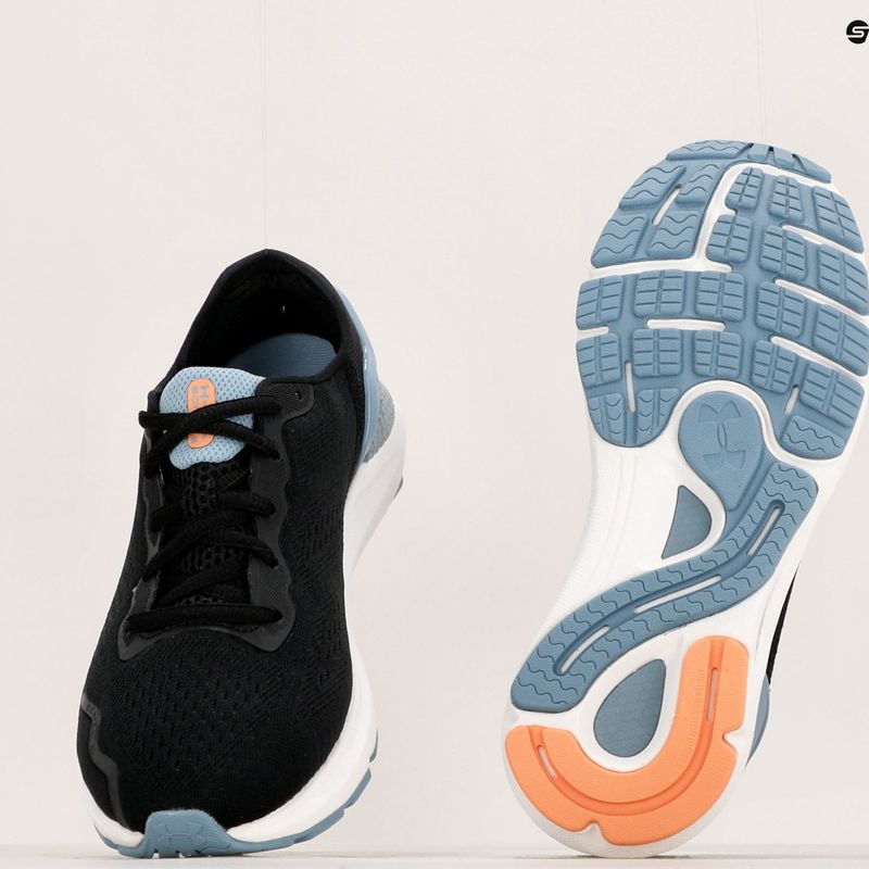 Under Armour scarpe da corsa donna W Hovr Sonic 6 nero/blu granito/bubble peach 12