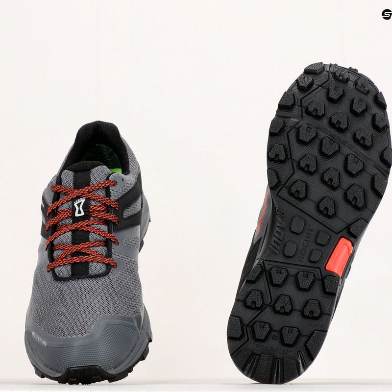 Scarpe da corsa da uomo Inov-8 Roclite G 315 GTX V2 grigio/nero/rosso 20