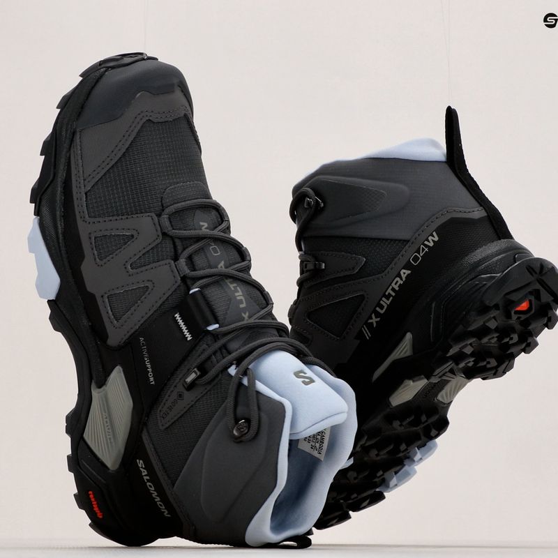 Scarpe da trekking da donna Salomon X Ultra 4 Mid GTX magnete/nero/zen 19