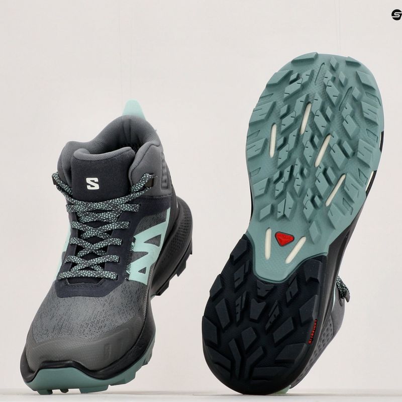 Salomon Outpulse Mid GTX scarpe da trekking da donna ebano/qush/ebano 20