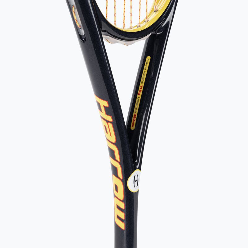 Racchetta da squash Harrow Vapor 115 giallo/marino 4