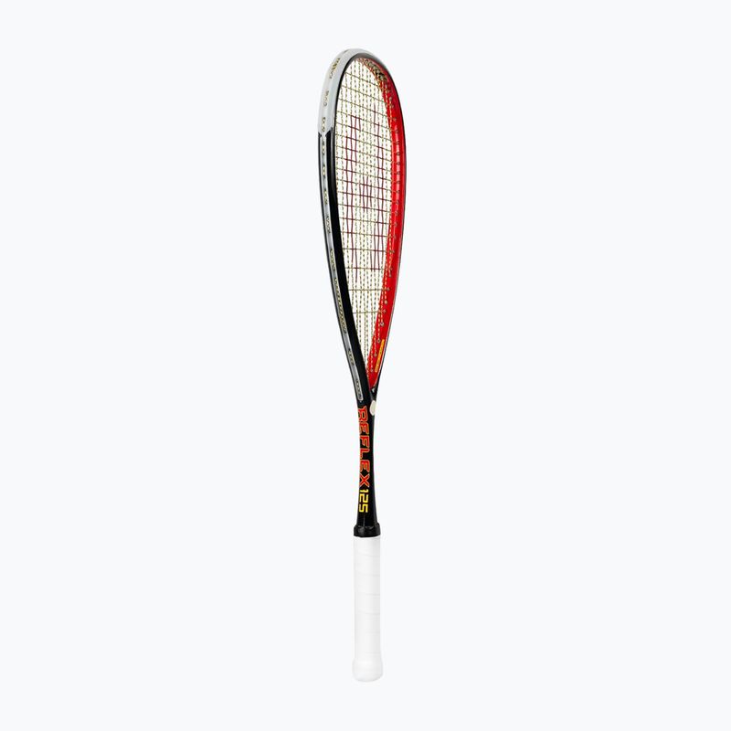 Racchetta da squash Harrow Reflex 125 Tarek Momen Signature nero/rosso/giallo 2