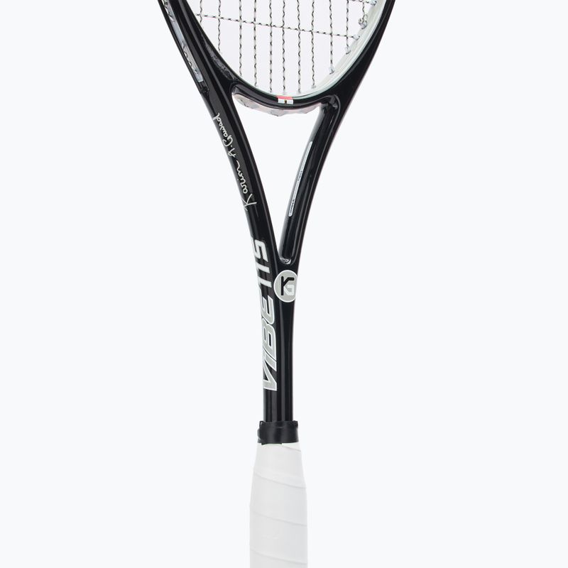 Racchetta da squash Harrow Vibe 115 Karim Abdel Gawad Signature nera/argento 4