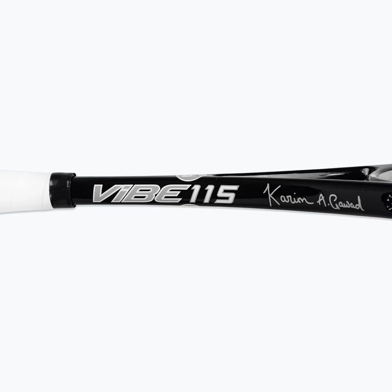 Racchetta da squash Harrow Vibe 115 Karim Abdel Gawad Signature nera/argento 10