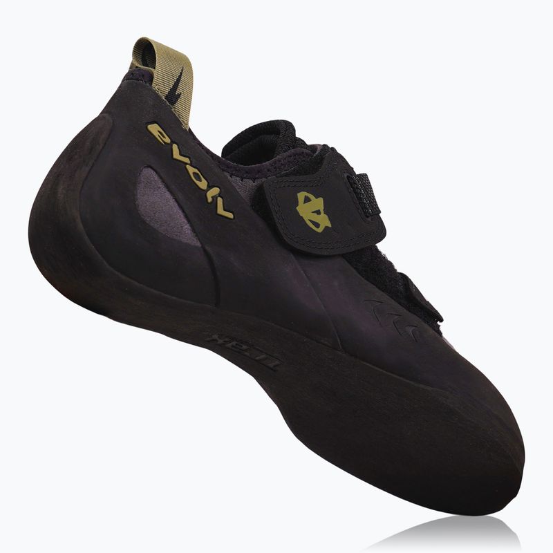 Scarpa da arrampicata Evolv Kronos da uomo nero/oliva 3