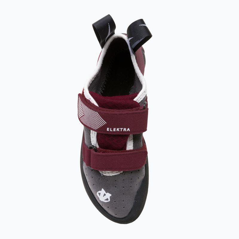 Scarpa da arrampicata da donna Evolv Elektra grigio/merlot 6