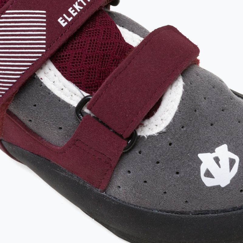 Scarpa da arrampicata da donna Evolv Elektra grigio/merlot 7