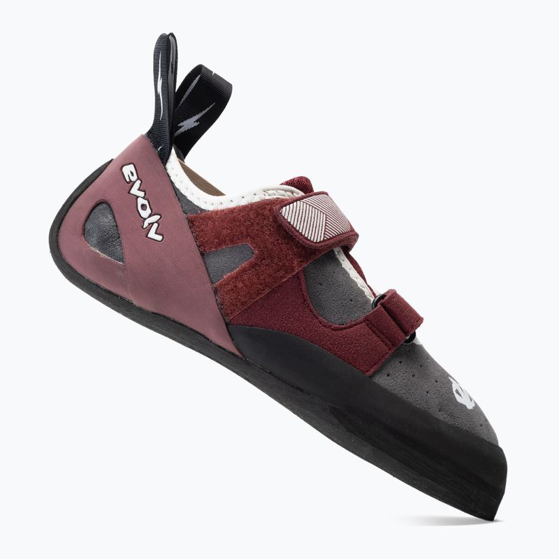 Scarpe da arrampicata da uomo Evolv Elektra grigio/merlot 2