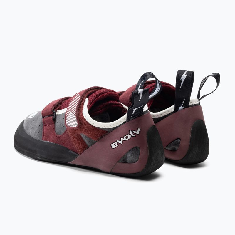 Scarpe da arrampicata da uomo Evolv Elektra grigio/merlot 3